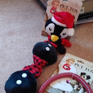 Ellen Degeneres Dog Toys  SALE  2 TOYS  IN THIS ONE.